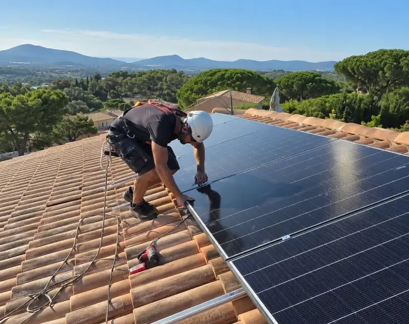 Installateur panneaux solaires Sillans-la-Cascade — pose photovoltaïque sur toiture