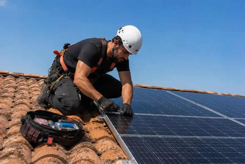 Maintenance et monitoring de panneaux solaires à Sillans-la-Cascade