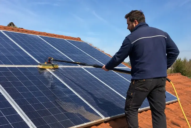 Nettoyage et entretien de panneaux solaires à Sillans-la-Cascade